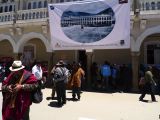 Bolivie Oruro manifestation sur la Plaza 10 de febrero 103